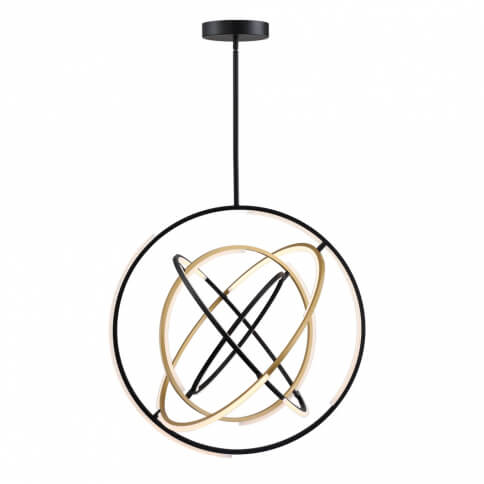 ARTCRAFT TRILOGY LED 32IN. PENDANT AC6746BB