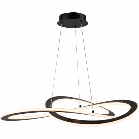 AFTCRAFT WAVE COLLECTION 32"  PENDANT AC7079BK