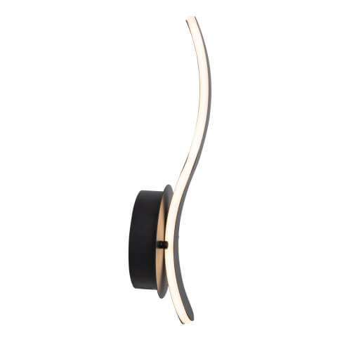 ARTCRAFT SIRIUS  1 LIGHT WALL LED AC7617BK