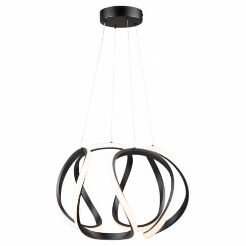 ARTCRAFT MIRA 17.75in LED PENDANT AC7638BK