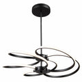 ARTCRAFT EQUINOX LED PENDANT BLACK AC7689BK