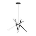 ARTCRAFT STIX 8 LIGHT LED PENDANT AC7708BK