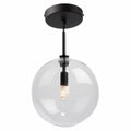 ARTCRAFT PINPOINT SEMI-FLUSH MOUNT 1 LT SC13190BK