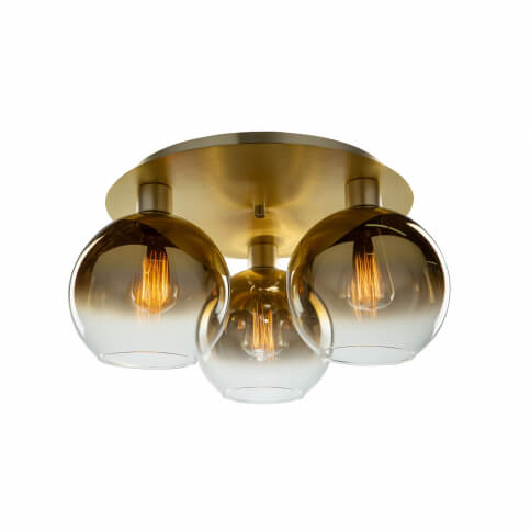 ARTCRAFT MORNING MIST 3 LIGHT PENDANT SC13282GD