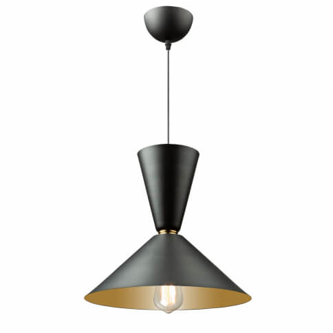 ARTCRAFT TEMPO 1 LIGHT PENDANT SC13292BK