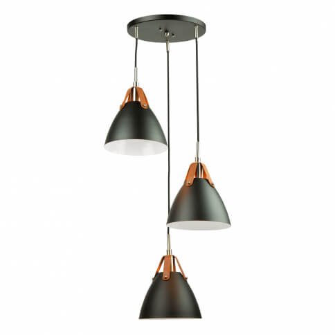 ARTCRAFT TOTE  3 LIGHT PENDANT SC13323BK