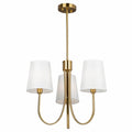 ARTCRAFT RHYTHM COLLECTION 3 LIGHT CHANDELIER SC13333BG