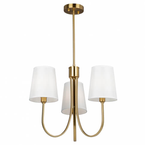 ARTCRAFT RHYTHM COLLECTION 3 LIGHT CHANDELIER SC13333BG