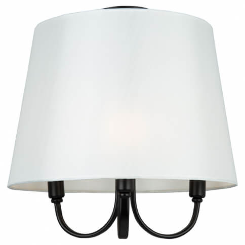 ARTCRAFT RHYTHM 3 LIGHT FLUSH MOUNT SC13334BK