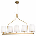 RHYTHM  5 LIGHT LINEAR CHANDELIER SC13336BG