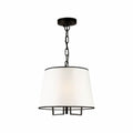 ARTCRAFT COCO  3 LIGHT PENDANT SC13340BK