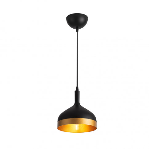 ARTCRAFT  DASH 1 LIGHT PENDANT BLACK SC13351BK
