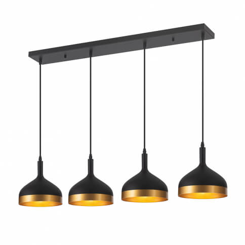 ARTCRAFT DASH 4 LIGHT ISLAND BLACK SC13354BK
