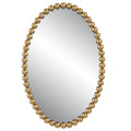 UTTERMOST SERNA OVAL MIRROR GOLD 09875