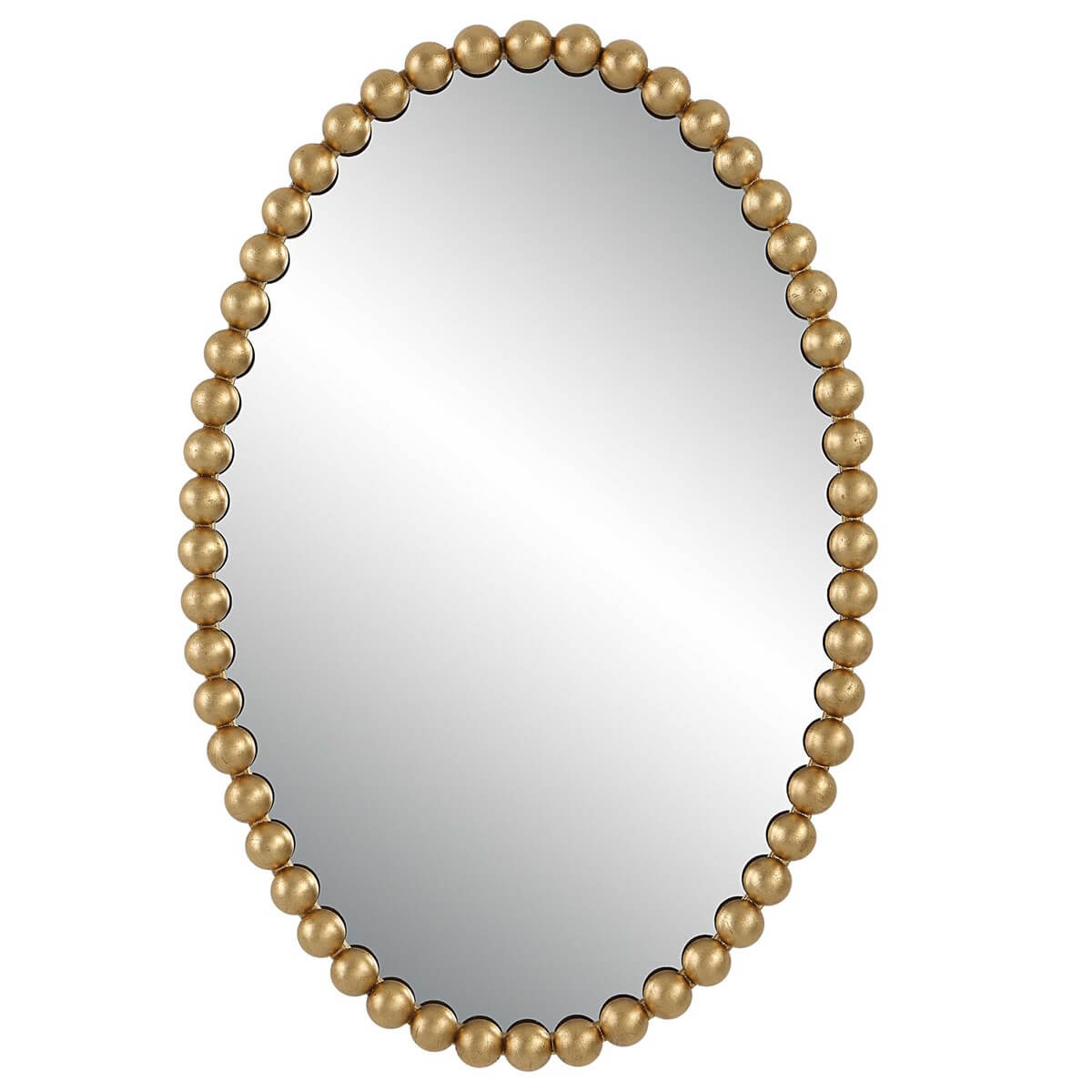 UTTERMOST SERNA OVAL MIRROR GOLD 09875