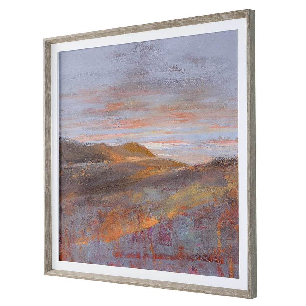 UTTERMOST DAWN ON THE HILLS FRAMED PRINT 41452