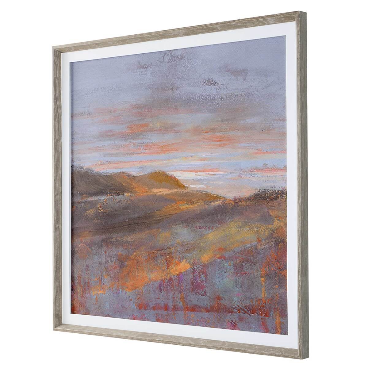 UTTERMOST DAWN ON THE HILLS FRAMED PRINT 41452