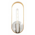 LIVEX LIGHTING Ravena Single Sconce Brushed Nickel 45762-91