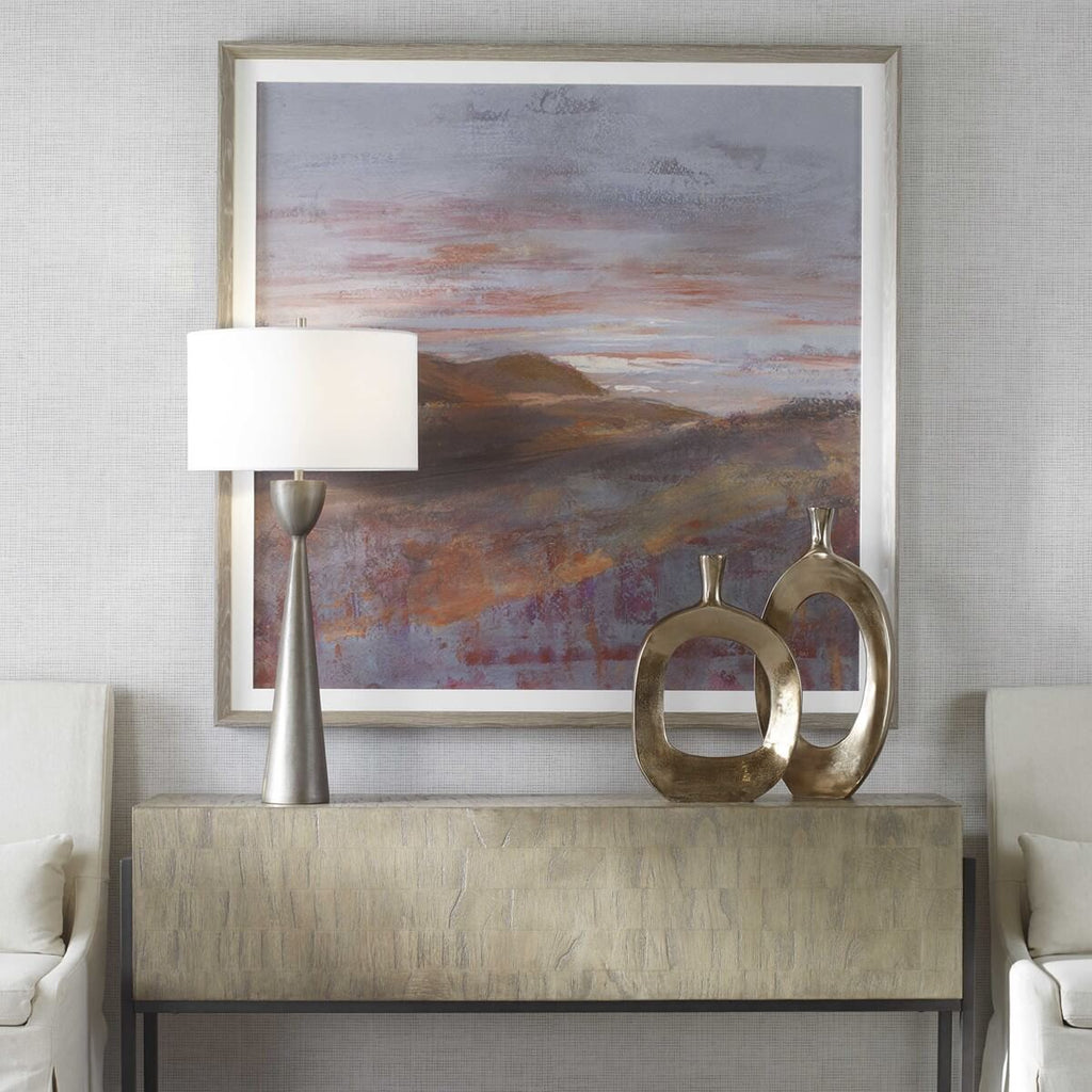 UTTERMOST DAWN ON THE HILLS FRAMED PRINT 41452