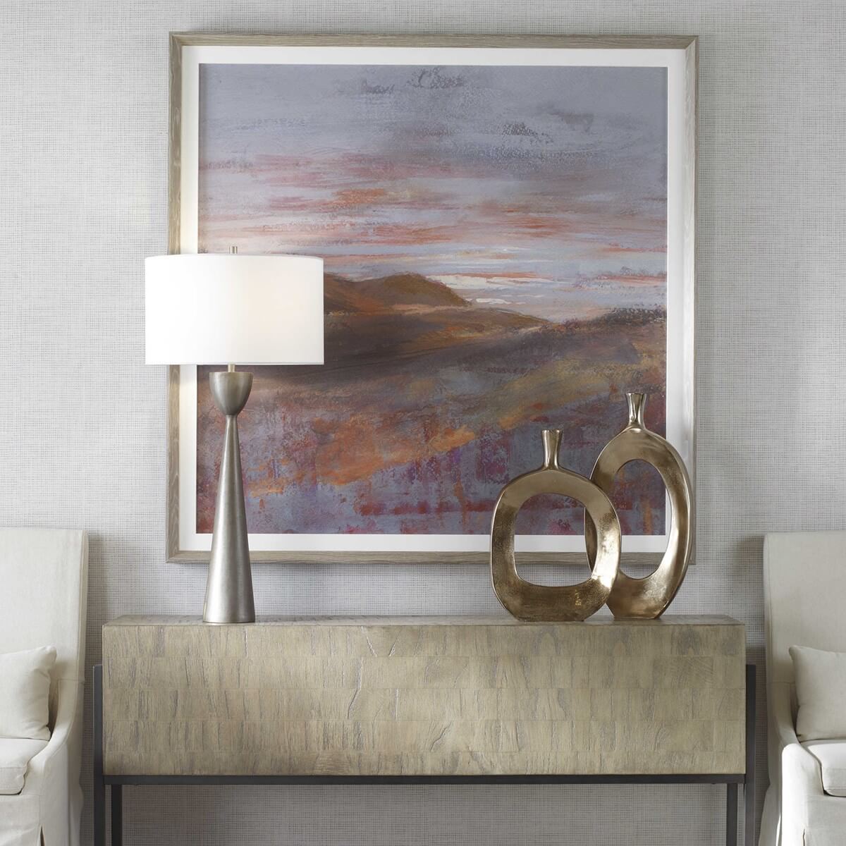 UTTERMOST DAWN ON THE HILLS FRAMED PRINT 41452