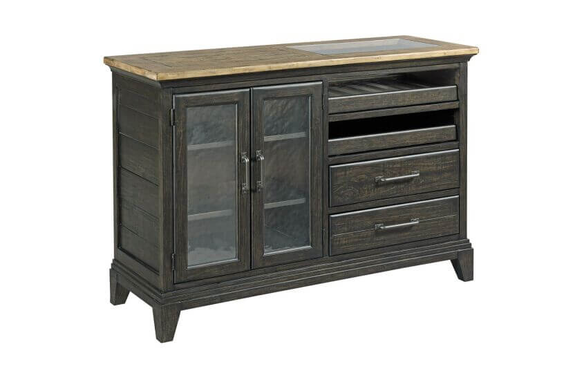 KINCAID PLANK ROAD PLEASANT HILL WINE SERVER CHARCOAL 706-890C
