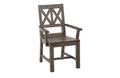 KINCAID FOUNDRY WOOD ARM CHAIR SET OF TWO 59-062
