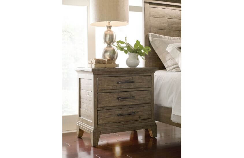 KINCAID PLANK ROAD BLAIR NIGHTSTAND STONE 706-420S