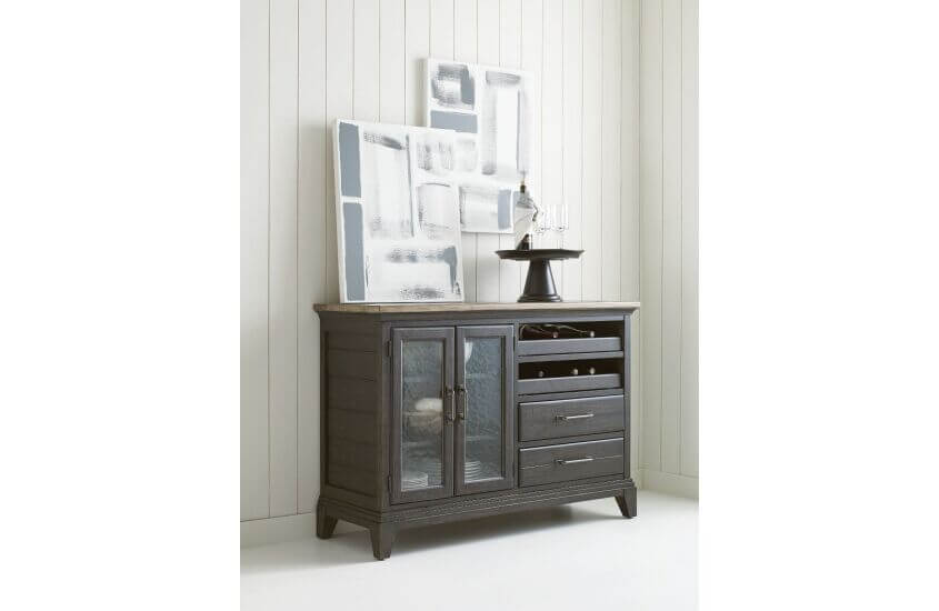 KINCAID PLANK ROAD PLEASANT HILL WINE SERVER CHARCOAL 706-890C