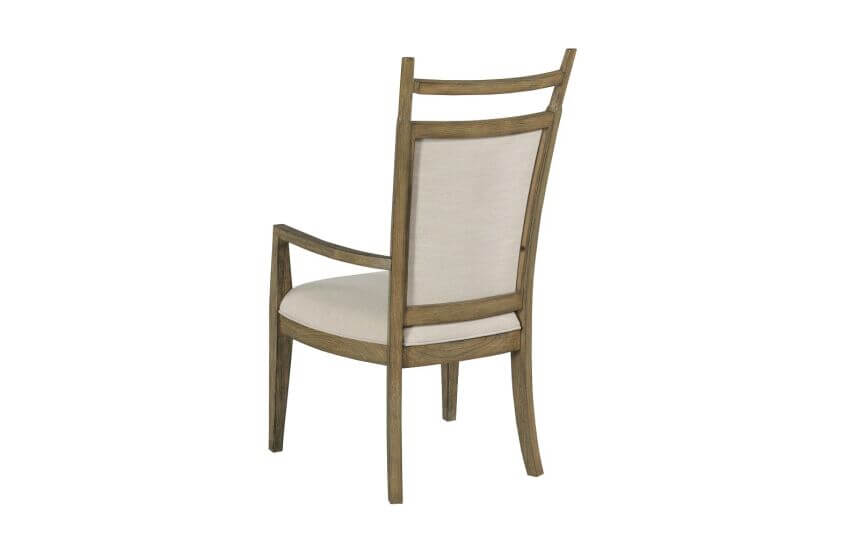 KINCAID PLANK ROAD OAKLEY ARM CHAIR STONE SET OF TWO  706-637S