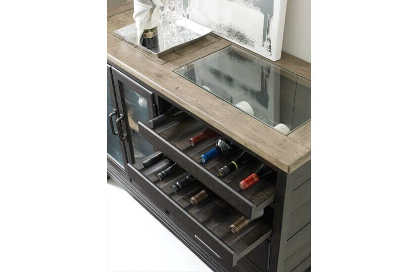 KINCAID PLANK ROAD PLEASANT HILL WINE SERVER CHARCOAL 706-890C
