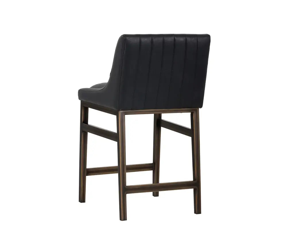 SUNPAN 101746 HALDEN ARMLESS COUNTER STOOL - RUSTIC BRONZE