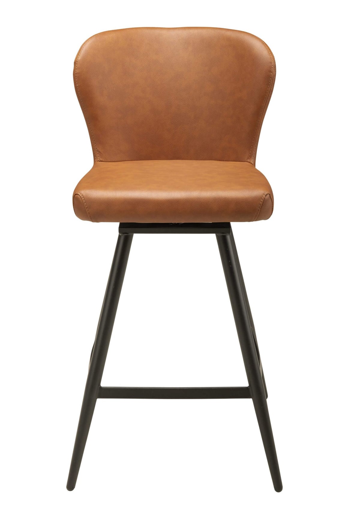 FURNISHINGS' MATE AMELIE COUNTER STOOL COGNAC SET OF TWO 6402-CN-MB