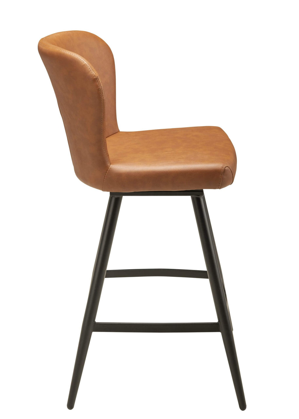 FURNISHINGS' MATE AMELIE COUNTER STOOL COGNAC SET OF TWO 6402-CN-MB
