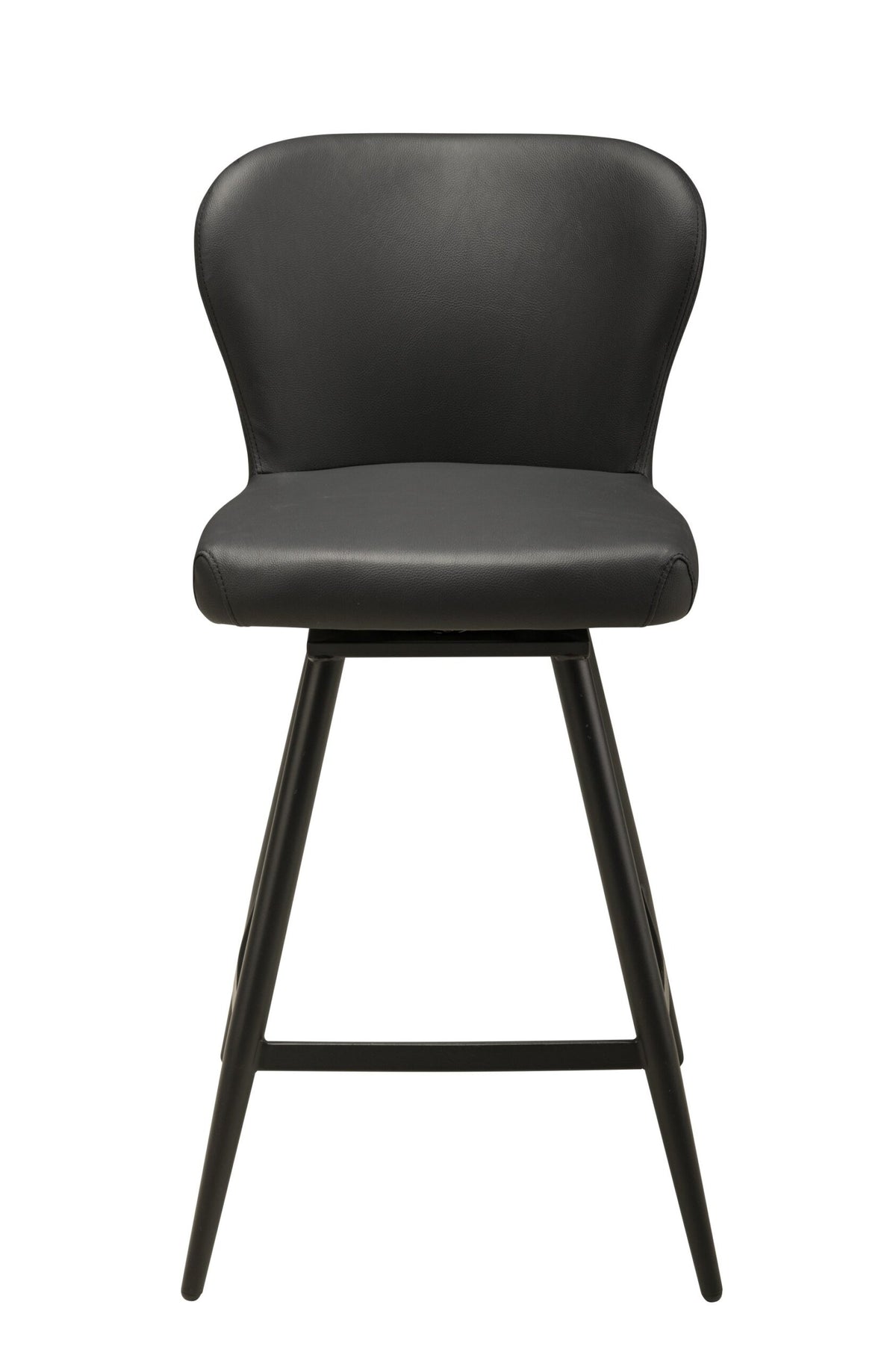 FURNISHINGS' MATE AMELIE COUNTER STOOL BLACK SET OF TWO CS 6402-BL-MB