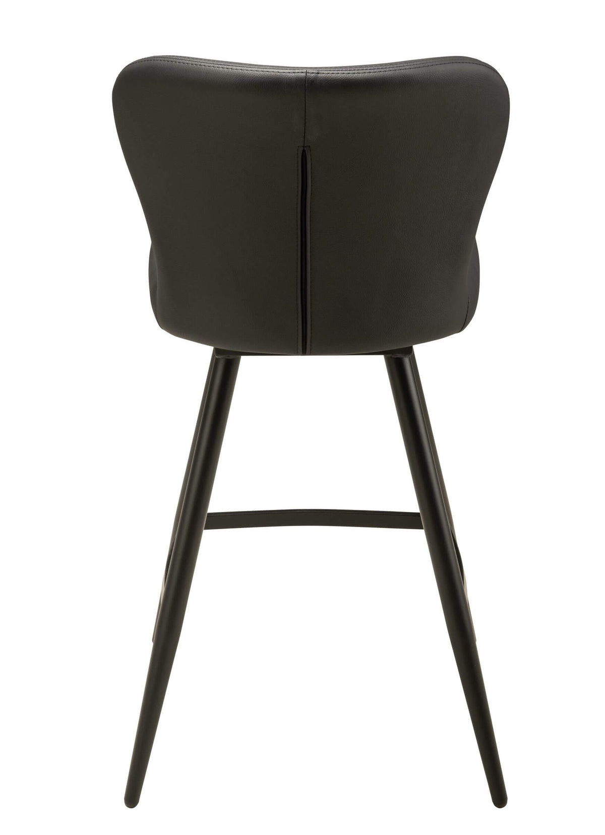 FURNISHINGS' MATE AMELIE COUNTER STOOL BLACK SET OF TWO CS 6402-BL-MB