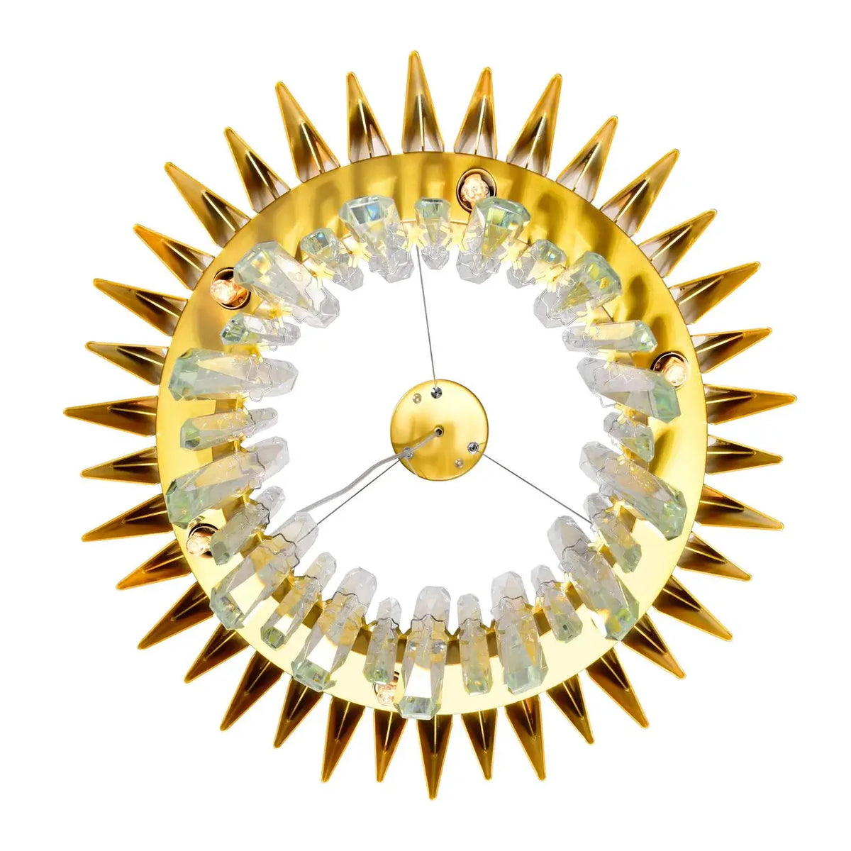 CWI LIGHTING CITYSCAPE 12 LT 20" SATIN GOLD CHANDELIER 1247P20-12-602