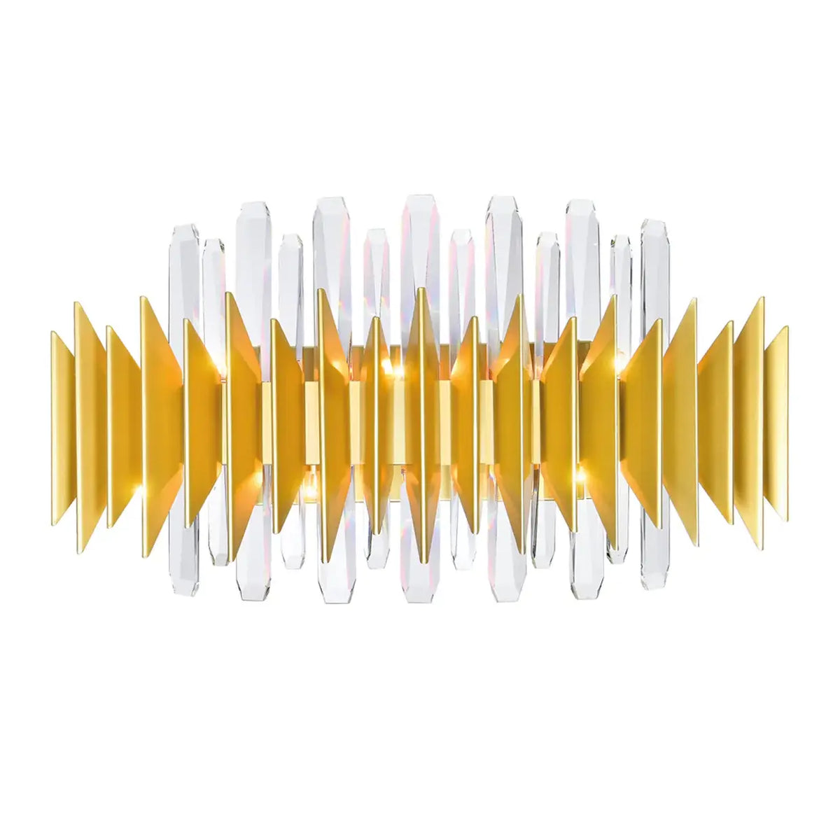 CWI LIGHTING CITYSCAPE 7 LT 24" SATIN GOLD VANITY 1247W24-7-602