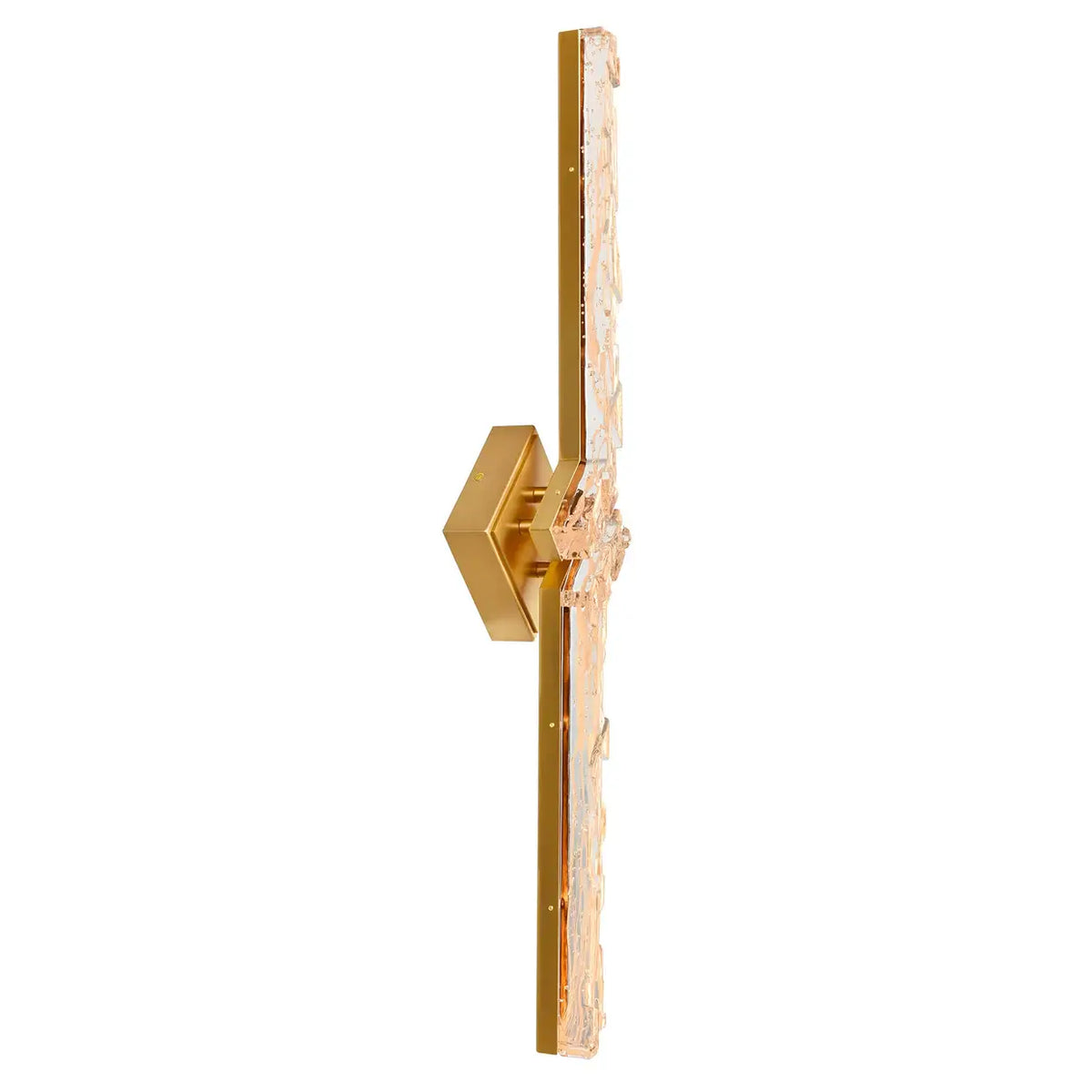 CWI LIGHTING CONTOUR LED 33" BRASS WALL LIGHT 1724W33-2-624