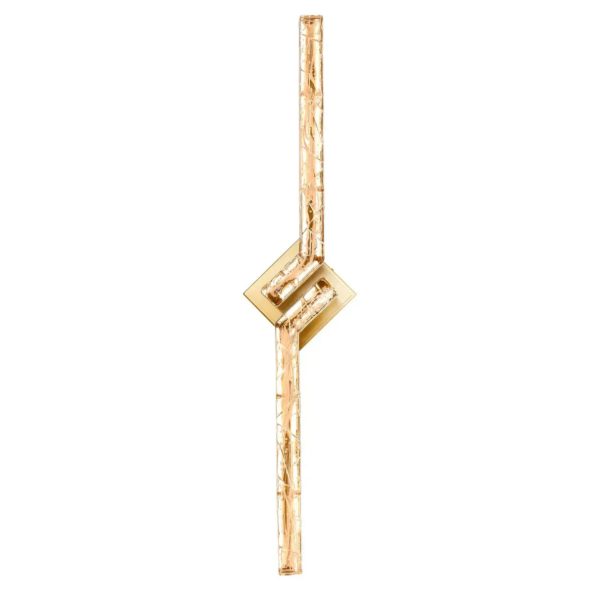 CWI LIGHTING CONTOUR LED 33" BRASS WALL LIGHT 1724W33-2-624
