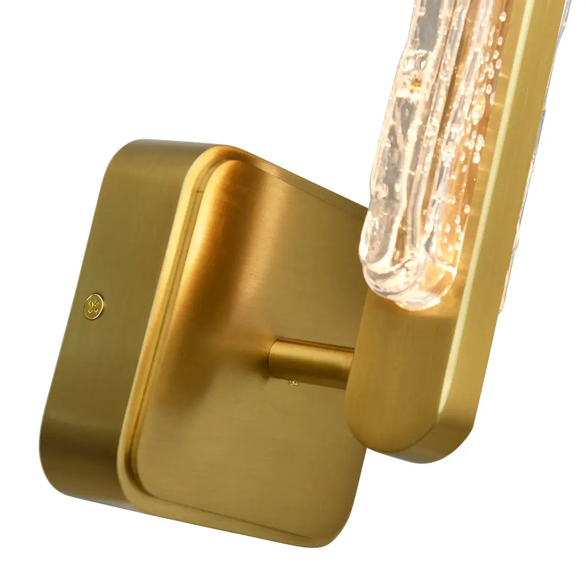 CWI LIGHTING CURVA LED 19" WALL LIGHT BRASS 1725W19-1-624