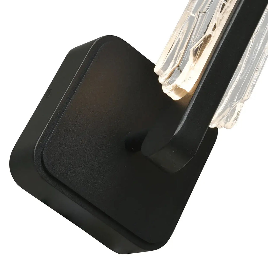 CWI LIGHTING CURVA LED 19" WALL LIGHT BLACK  1725W19-1-101-A