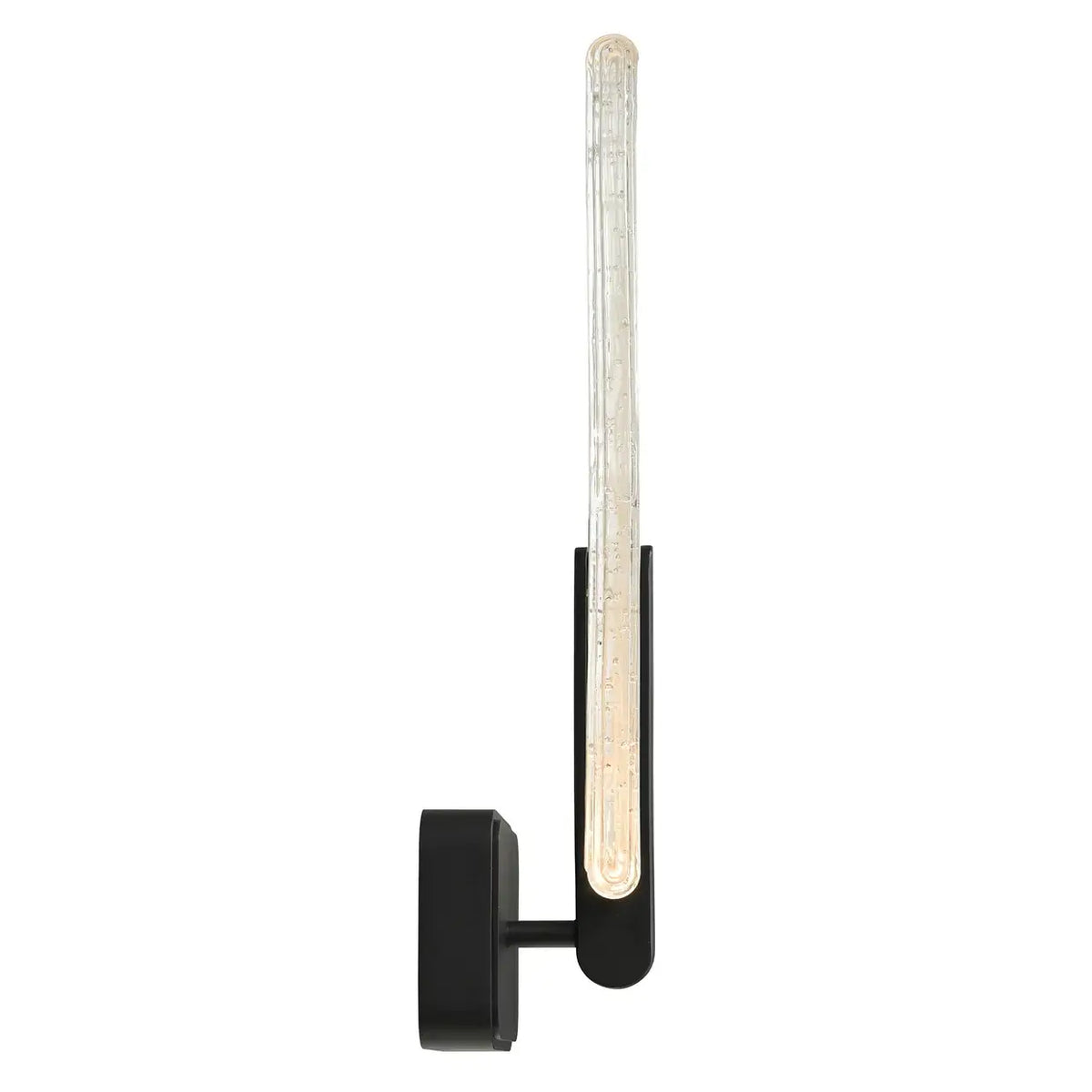 CWI LIGHTING CURVA LED 19" WALL LIGHT BLACK  1725W19-1-101-A