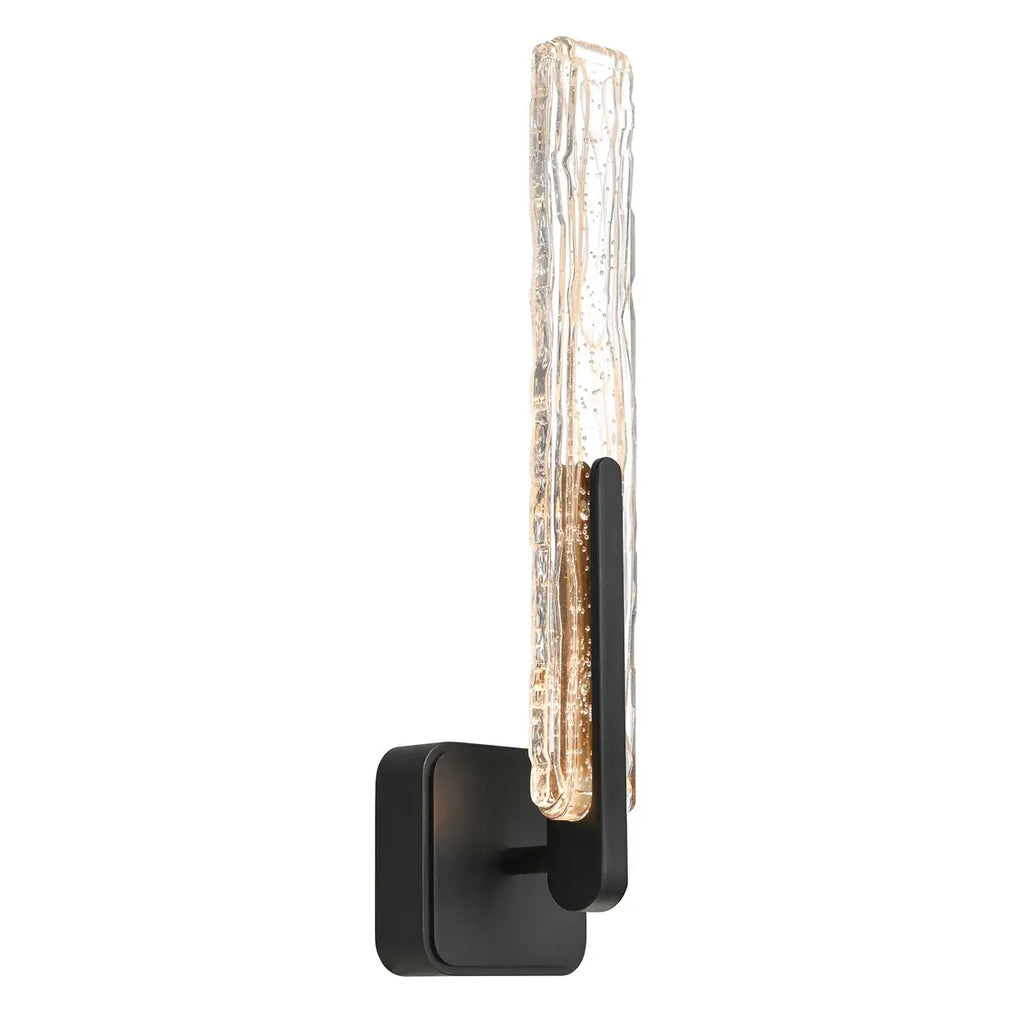 CWI LIGHTING CURVA LED 19" WALL LIGHT BLACK  1725W19-1-101-A