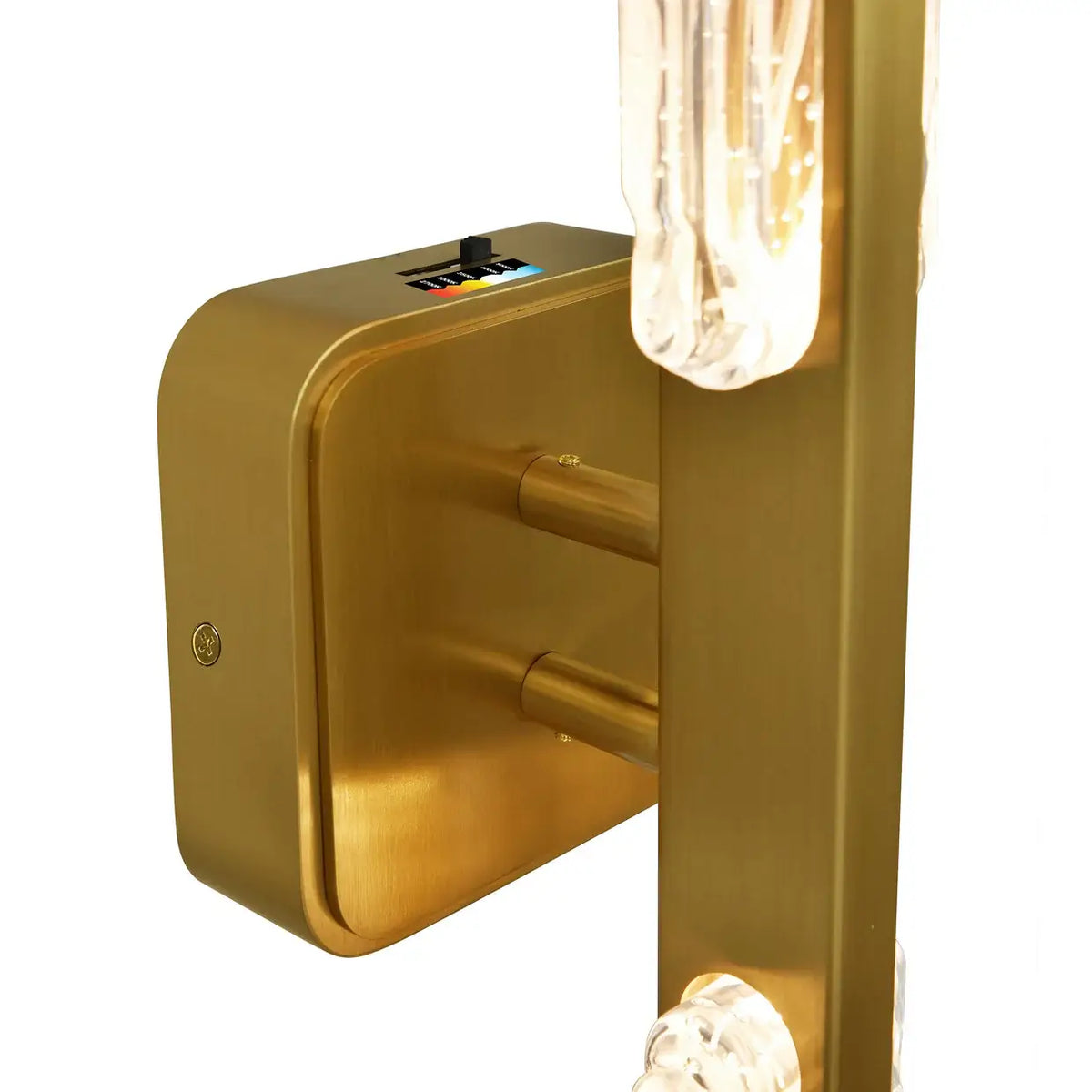 CWI LIGHTING CURVA LED 36" WALL LIGHT BRASS 1725W36-2-624