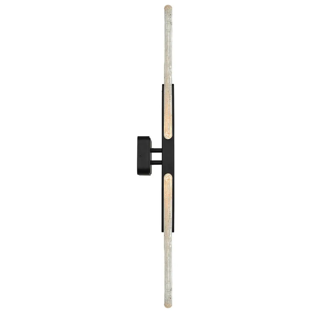 CWI LIGHTING CURVA LED 36" WALL LIGHT BLACK 1725W36-2-101-A