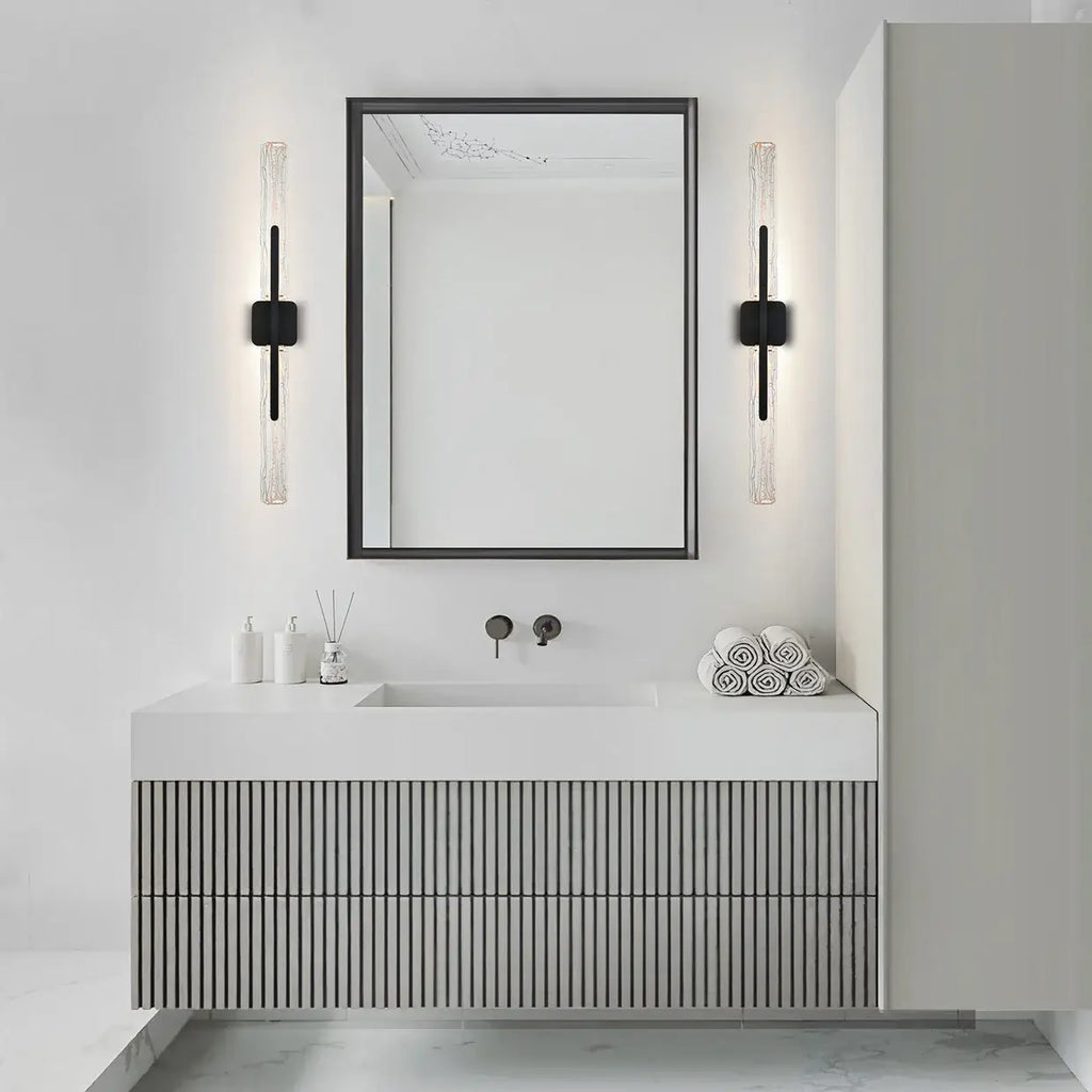 CWI LIGHTING CURVA LED 36" WALL LIGHT BLACK 1725W36-2-101-A