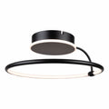 ARTCRAFT HALO 15.75  FLUSH MOUNT AC6631BK