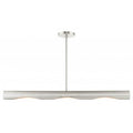 LIVEX LIGHTING Novato Medium Linear Chandelier Brushed Nickel 45897-91
