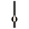 LIVEX LIGHTING Acra Tall Single Sconce Shiny Black 45911-68