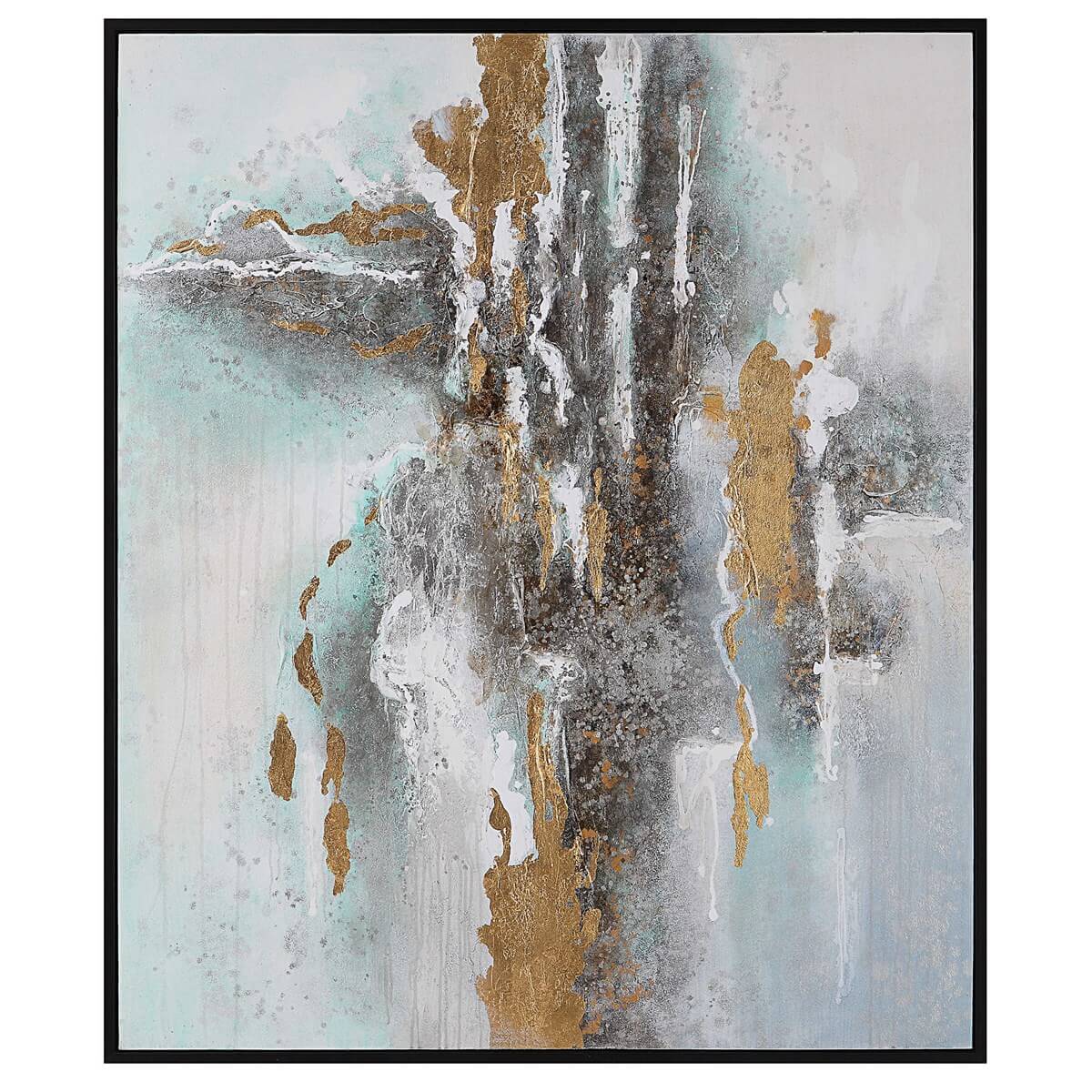 UTTERMOST MOUNTAIN MIST HAND PAINTED CANVAS 41462
